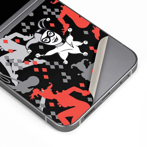 DC Comics Harley Quinn All Over Print Galaxy Z Flip6 Skin